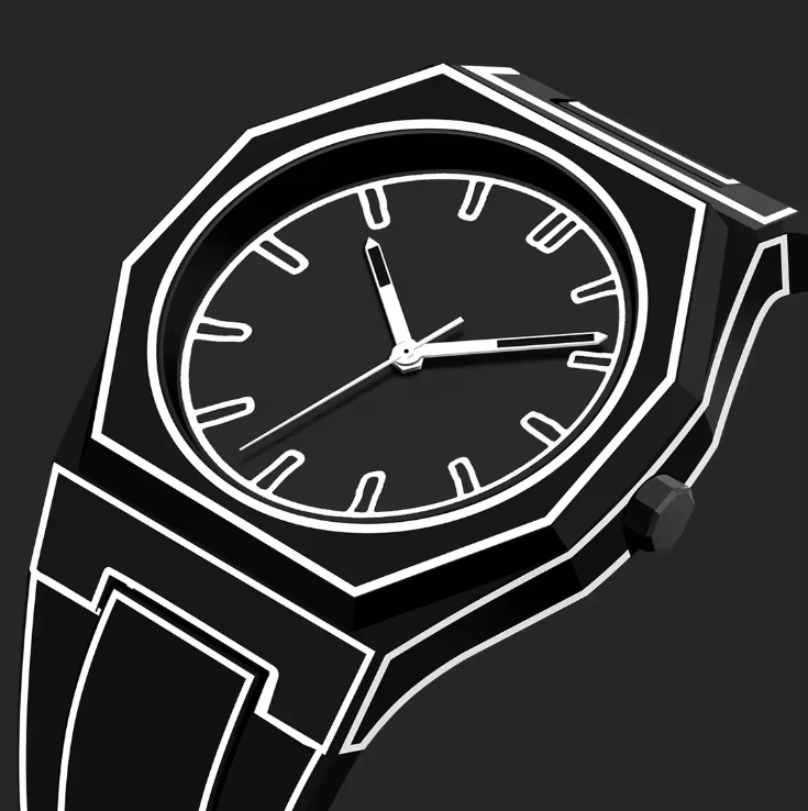 HEUNO - Reloj 2D Sketch